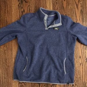 L.L. Bean warm button pullover